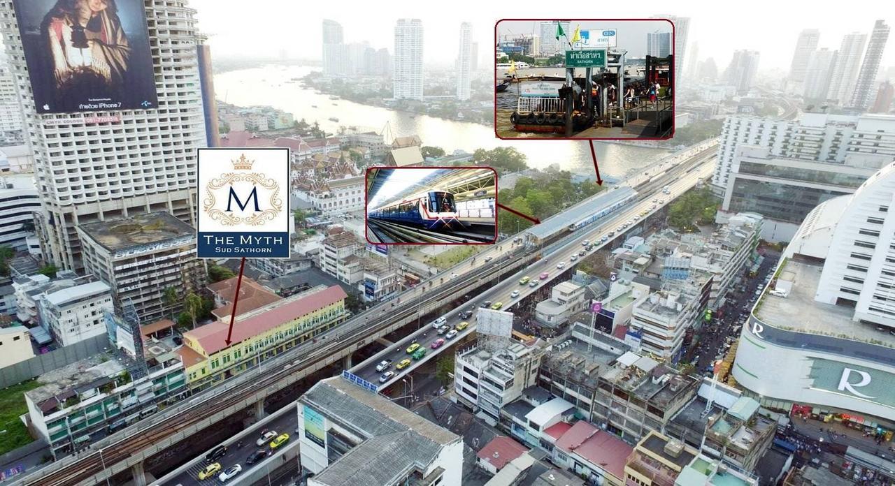 The Myth - Sud Sathorn Acomodação com café da manhã Banguecoque Exterior foto